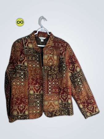 Christopher & Banks Jacquard Blazer