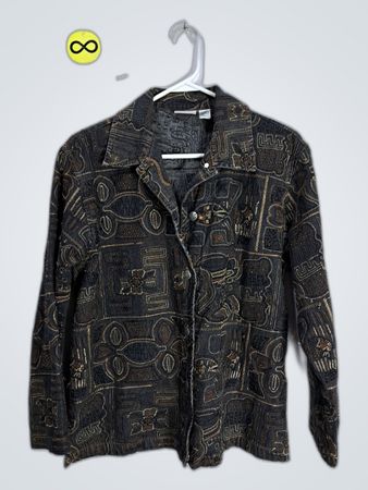Chico's Embroidered Jacket