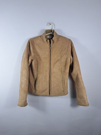 Charter Club Petite Tan Fleece Jacket