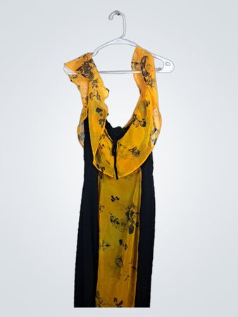 Religion Yellow and Black Dress