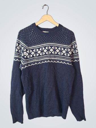 Gap Navy Nordic Pattern Sweater