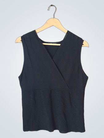 Valerie Stevens Black Sleeveless Top