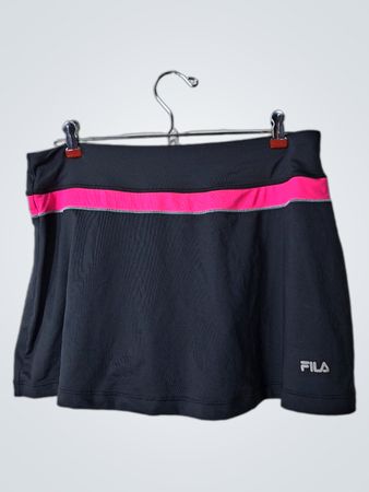 FILA Black Skirt with Pink Stripe
