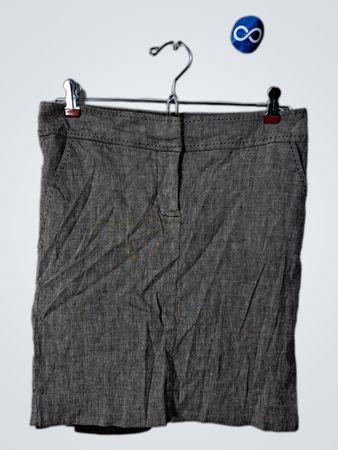 Bebe Gray Mini Skirt