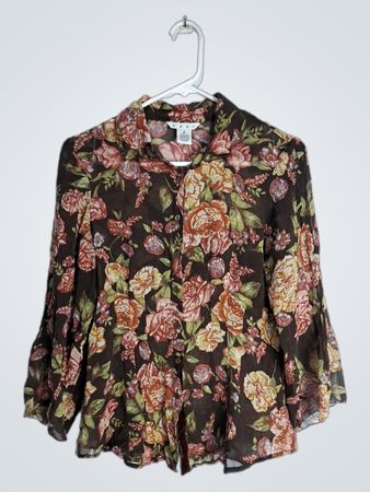 Floral Silk Blouse