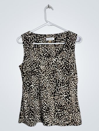 Calvin Klein Leopard Print Tank Top