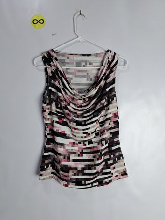 Women's Sleeveless Geometric Top