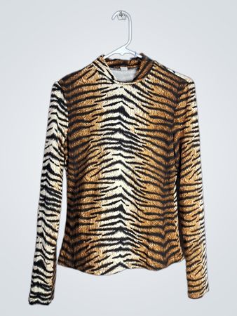 Tiger Print Sweatshirt