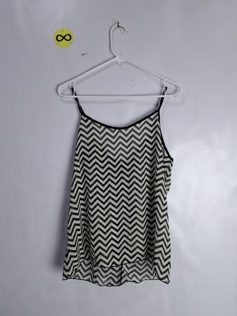 Black and White Chevron Dress
