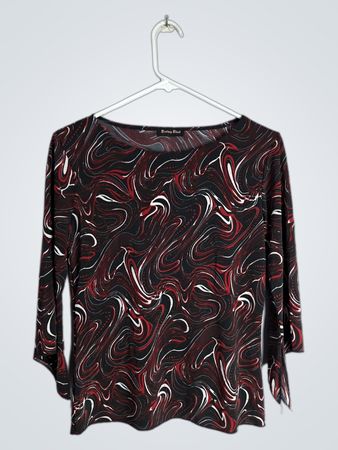 Brittany Black Long Sleeve Top