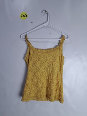 Yellow Lace Camisole