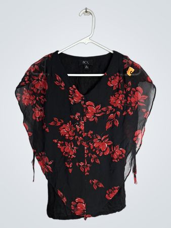 BCX Floral Blouse