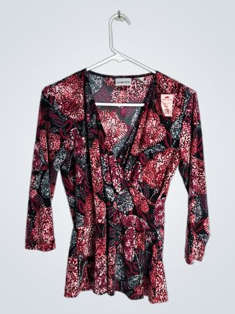 Chico's Floral Long Sleeve Top
