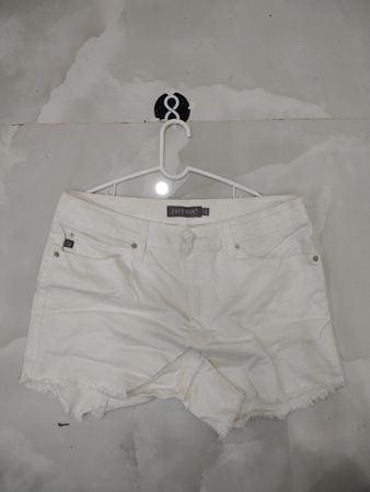 Just USA White Denim Shorts