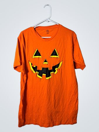 Celebrate! Halloween Orange Jack-o'-Lantern Graphic T-Shirt