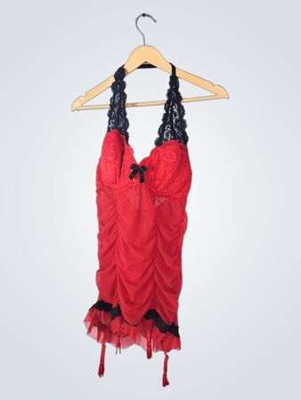 Red Lace Chemise