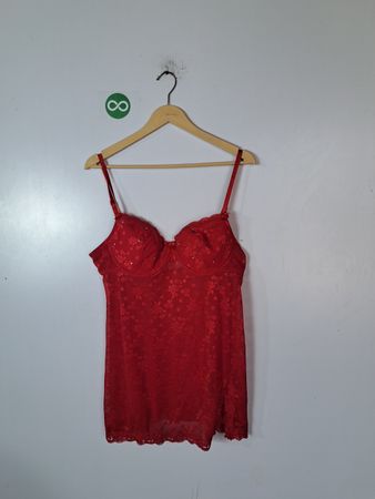 Red Lace Camisole