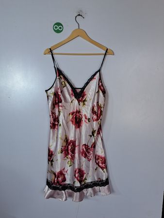 Silk Floral Nightgown