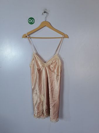 Peach Satin Chemise
