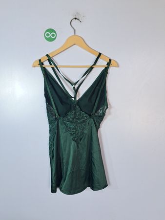 Green Lace Chemise