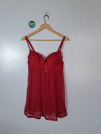 Red Lace Chemise