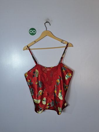 Red Floral Camisole