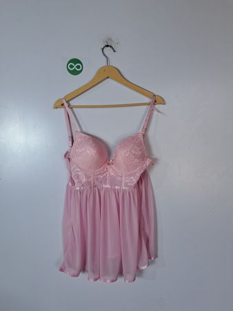 Pink Lace Chemise