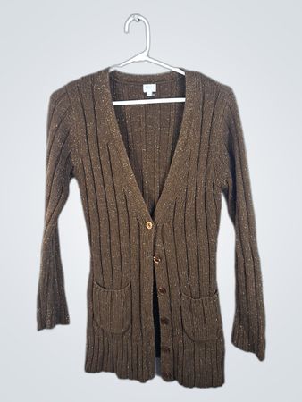 Brown Knit Cardigan