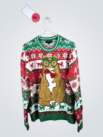 Christmas Cat Sweater