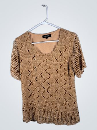 La Madonna Crochet Top