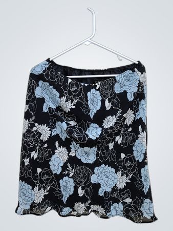 George Floral Print Mini Skirt