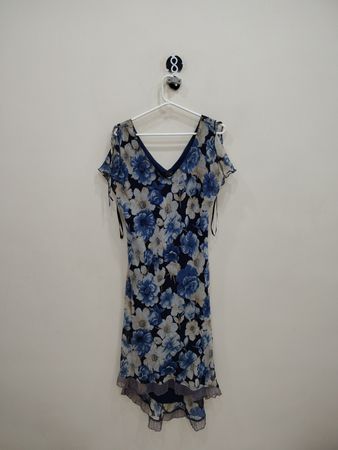 Blue Floral Dress