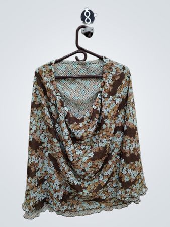 Blouse with Floral Pattern