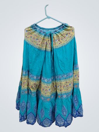 Blue Floral Blouse