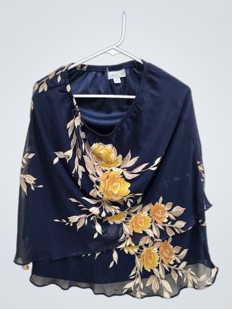 Coldwater Creek Floral Blouse