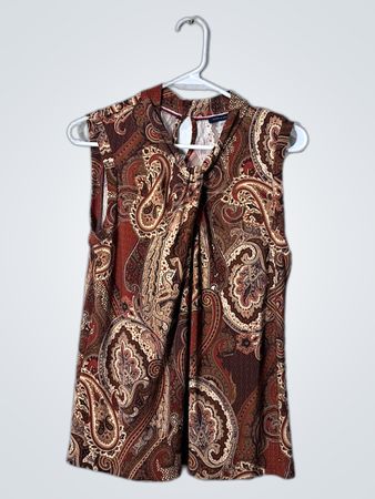 Tommy Hilfiger Paisley Sleeveless Top