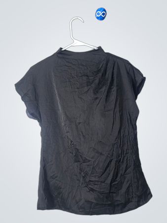 Black Short-Sleeve Shirt