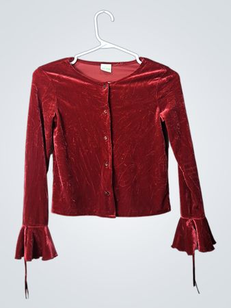 Circo Red Velvet Blazer