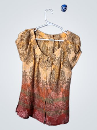 Emma James Petite Paisley Blouse