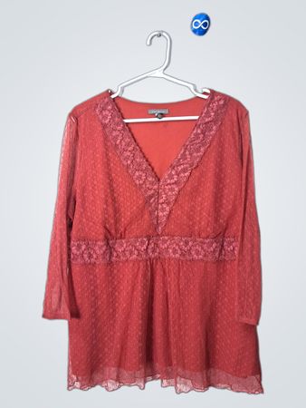 J.Crew Apt. 9 Woman Red Blouse