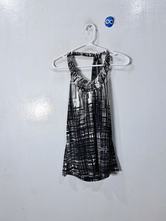The Limited Black and White Plaid Dress
