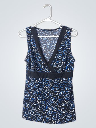 Merona Blue Floral Dress