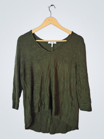 Green Long-Sleeve Top