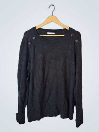 PINK CLOVER Gray Long-Sleeve Sweater