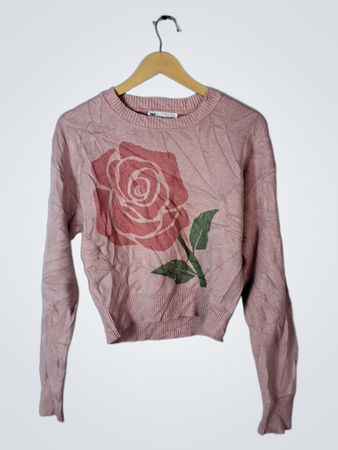 Pink Rose Sweater