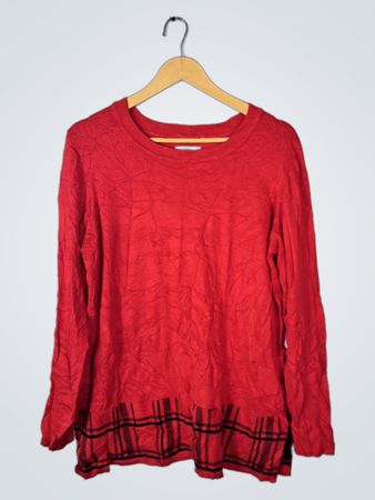 Croft & Barrow Long Sleeve Red Shirt