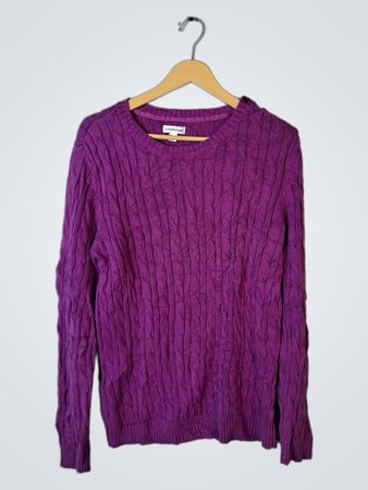 Purple Knit Sweater