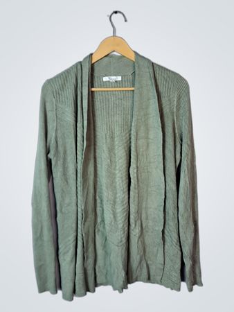 Green Knit Cardigan