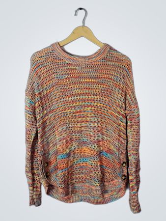 Multicolored Long-Sleeve Sweater