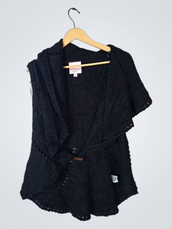Black Knit Vest